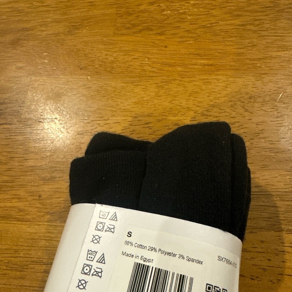 Nike Everyday Cotton Crew Socks 3 Pair Black SX7665 010 Small 4-6 New With Tags - Picture 4 of 4